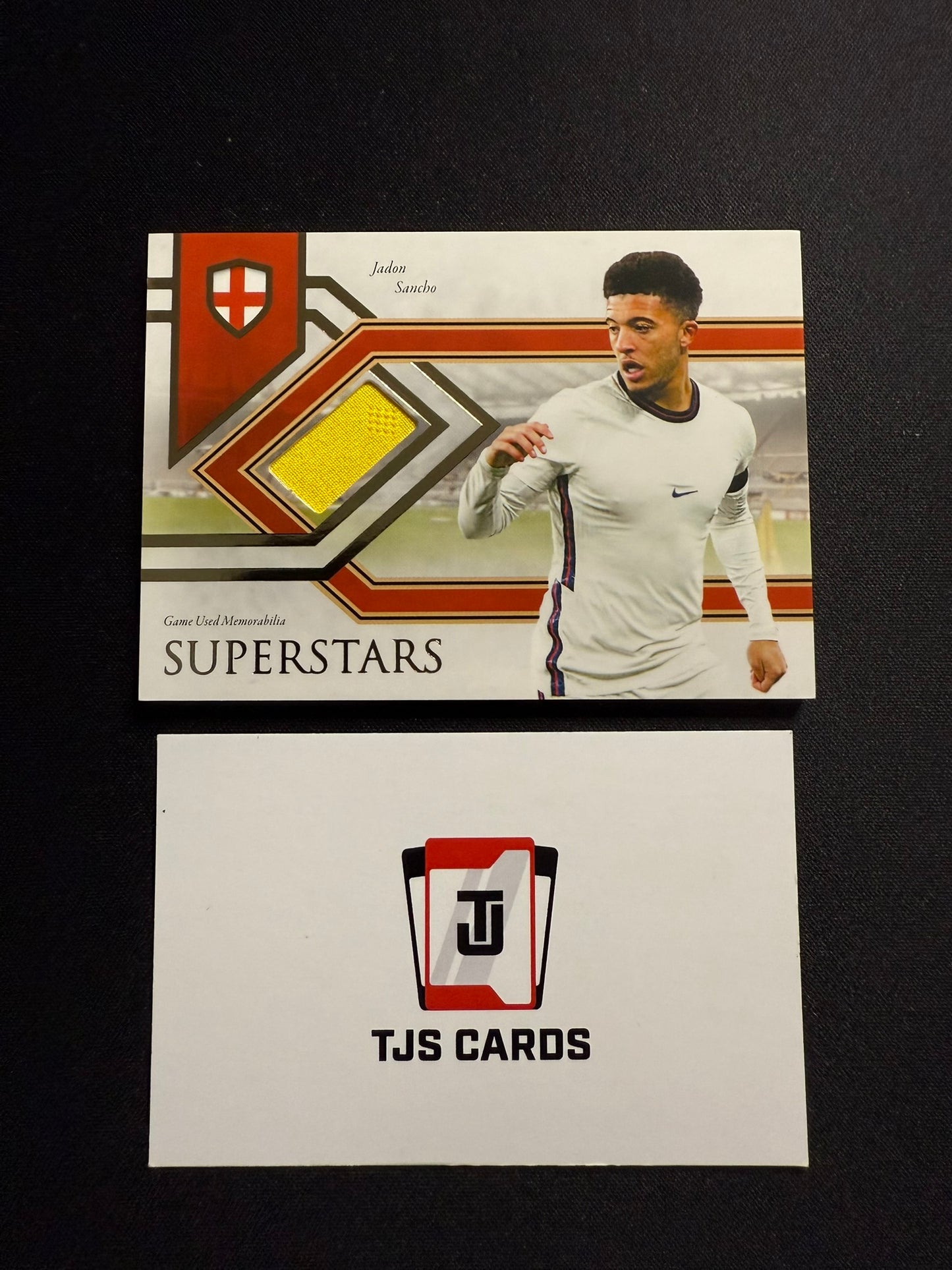 Jadon Sancho - Superstars Game-Worn Patch /43 - Futera Unique 2021