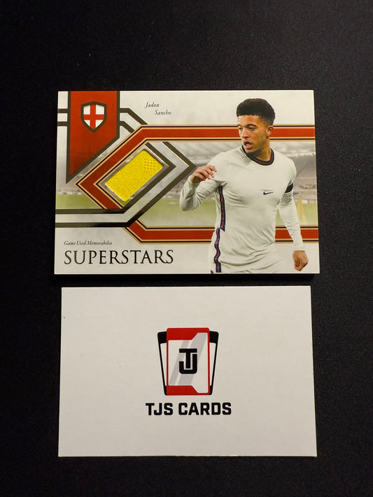 Jadon Sancho - Superstars Game-Worn Patch /43 - Futera Unique 2021