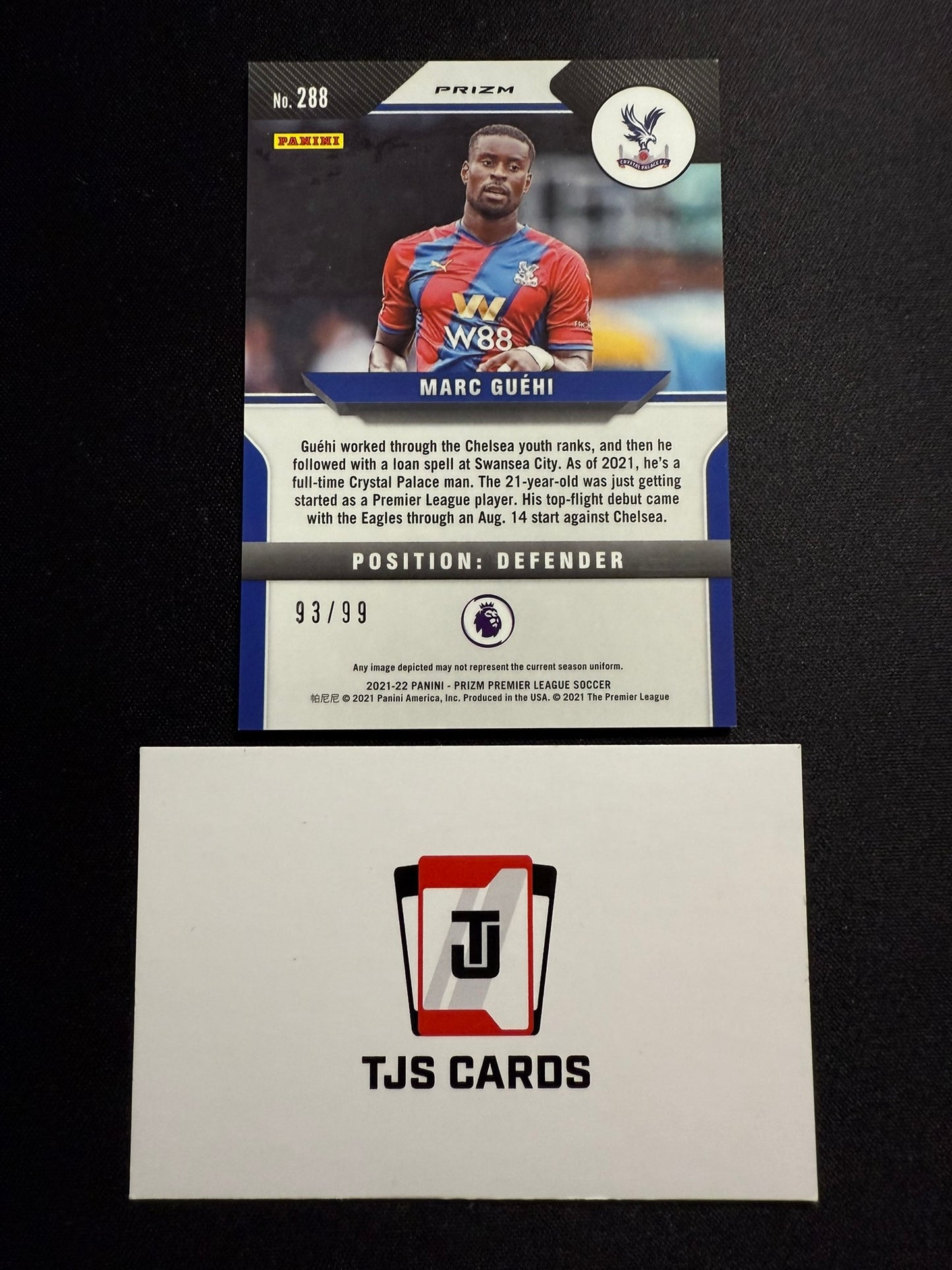 Marc Guehi - Rookie Purple /99 - Panini Prizm Premier League 2021/22