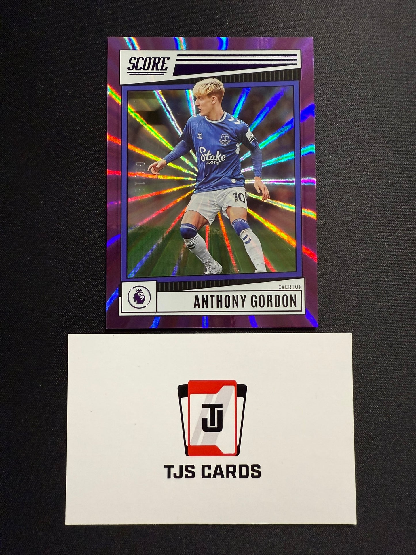 Anthony Gordon - Purple Lazer /15 - Panini Score Premier League 2022/23