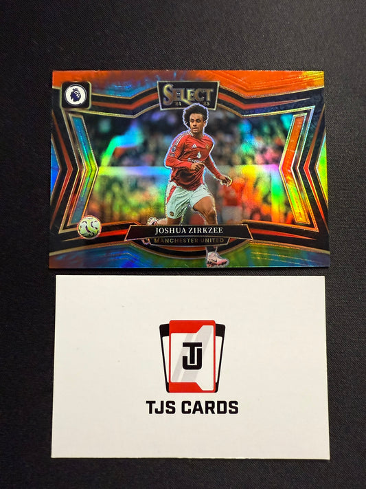 Joshua Zirkzee - Tie-Dye Field Level /25 - Panini Select Premier League 2024/25