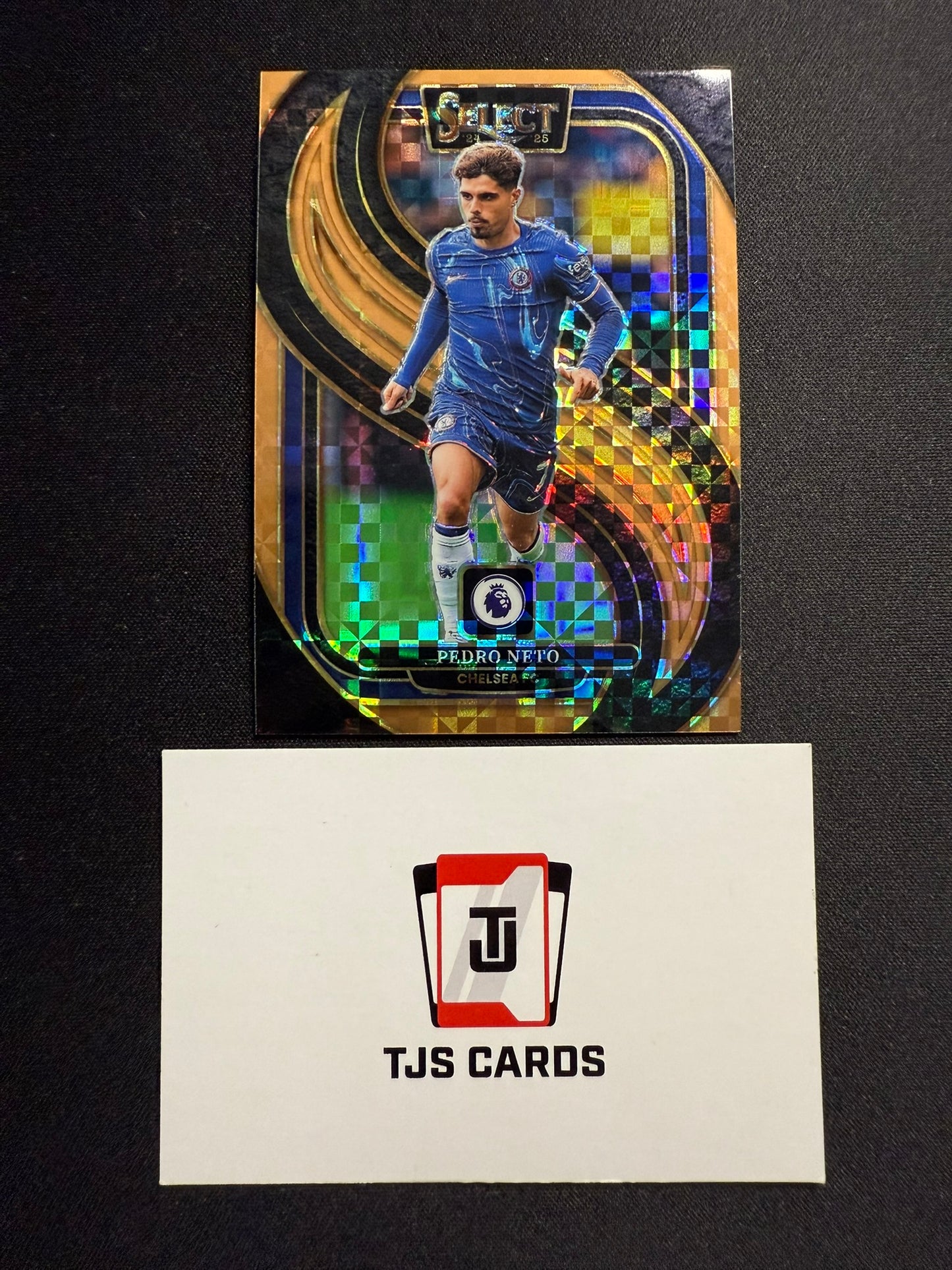 Pedro Neto - Bronze Checker /125 - Panini Select Premier League 2024/25