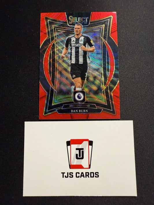 Dan Burn - Red Wave /88 - Panini Select Premier League 2024/25