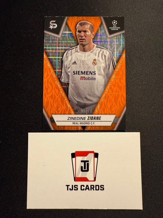 Zinedine Zidane - Orange /25 - TOPPS Superstars 2023/24