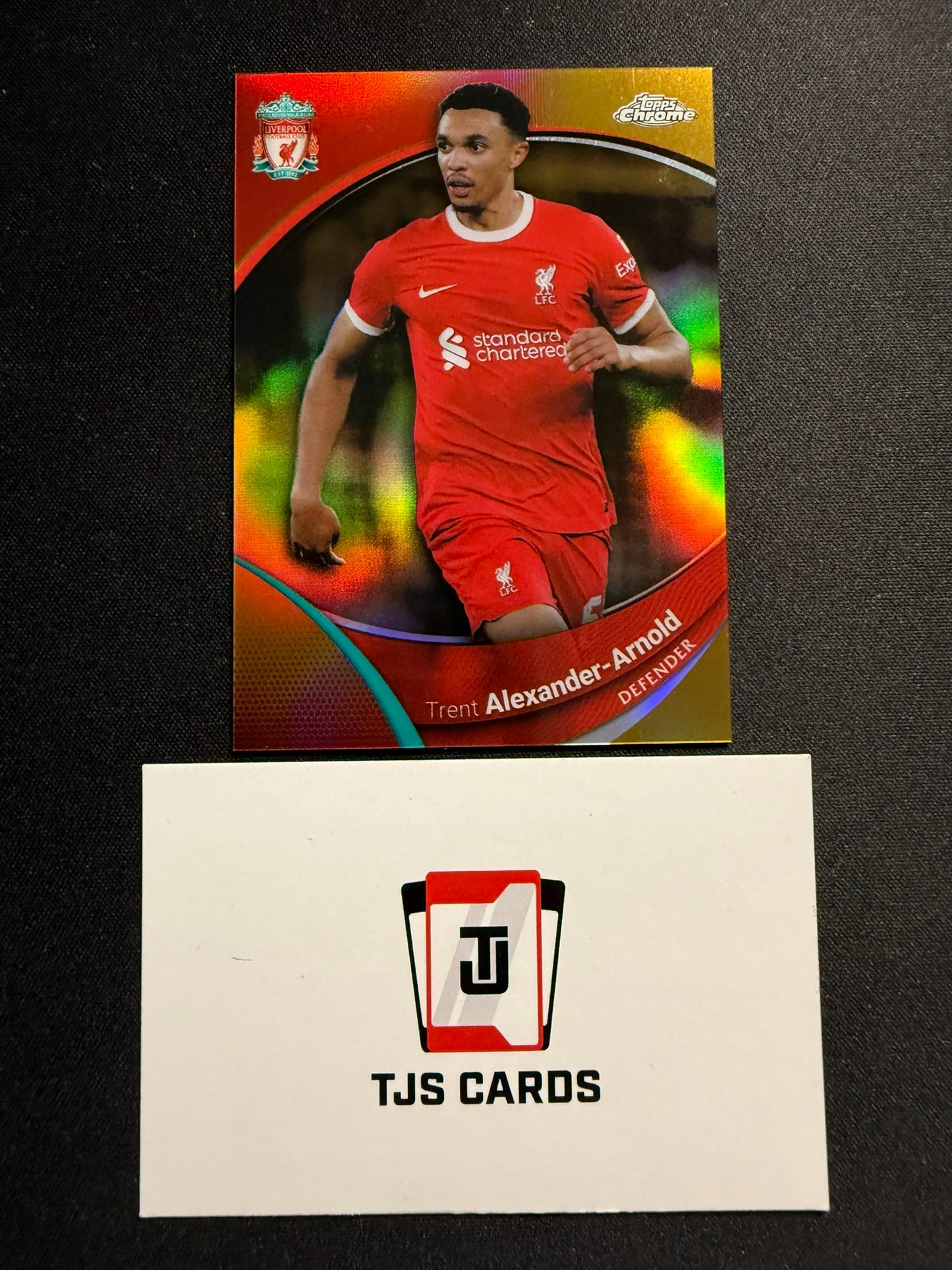 Trent Alexander-Arnold - Gold /50 - TOPPS Liverpool Chrome 2023/24