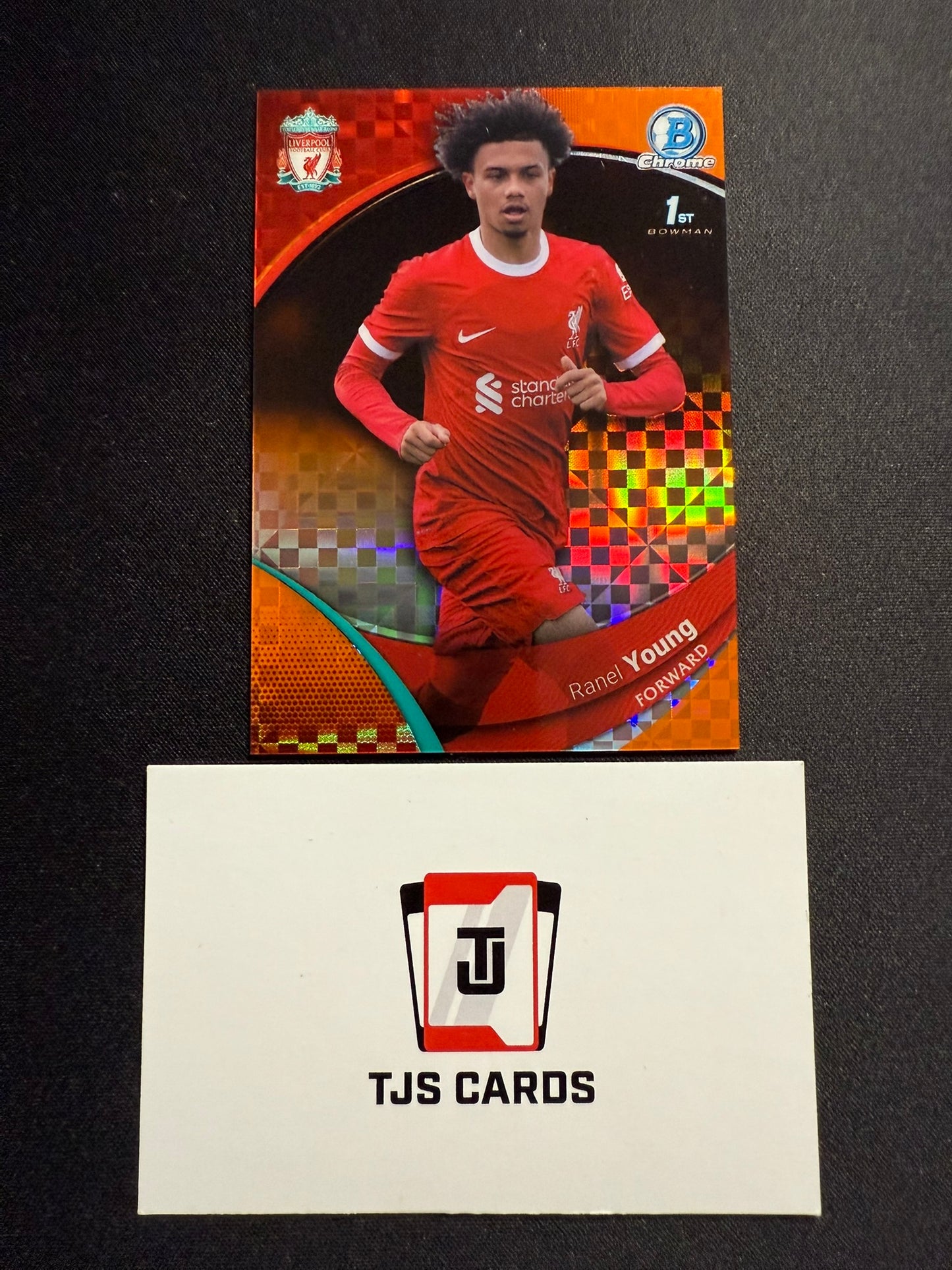 Ranel Young - 1st Bowman Orange /25 - TOPPS Liverpool Chrome 2023/24