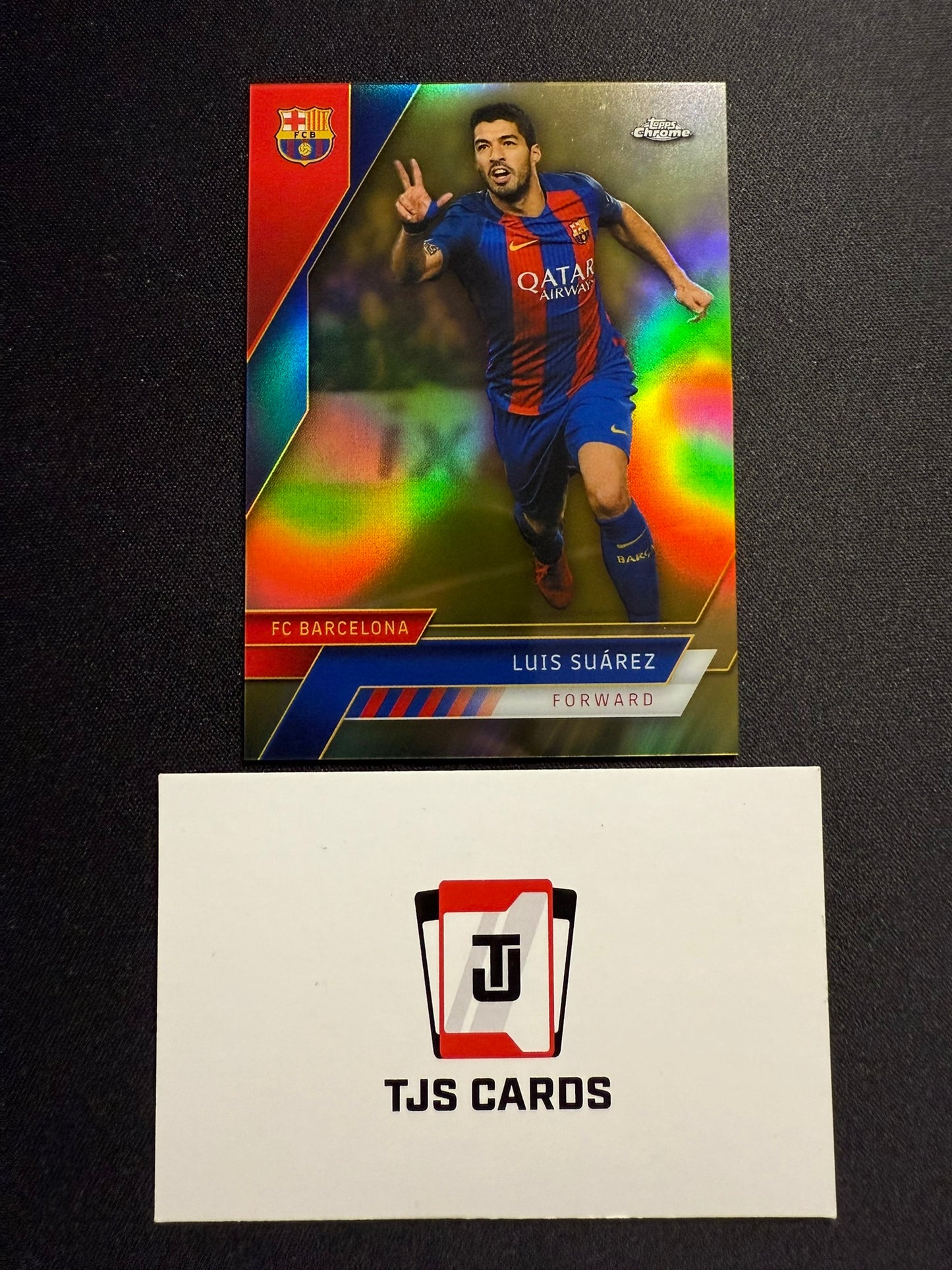Luis Suarez - Gold /50 - TOPPS Barcelona Chrome 2022/23