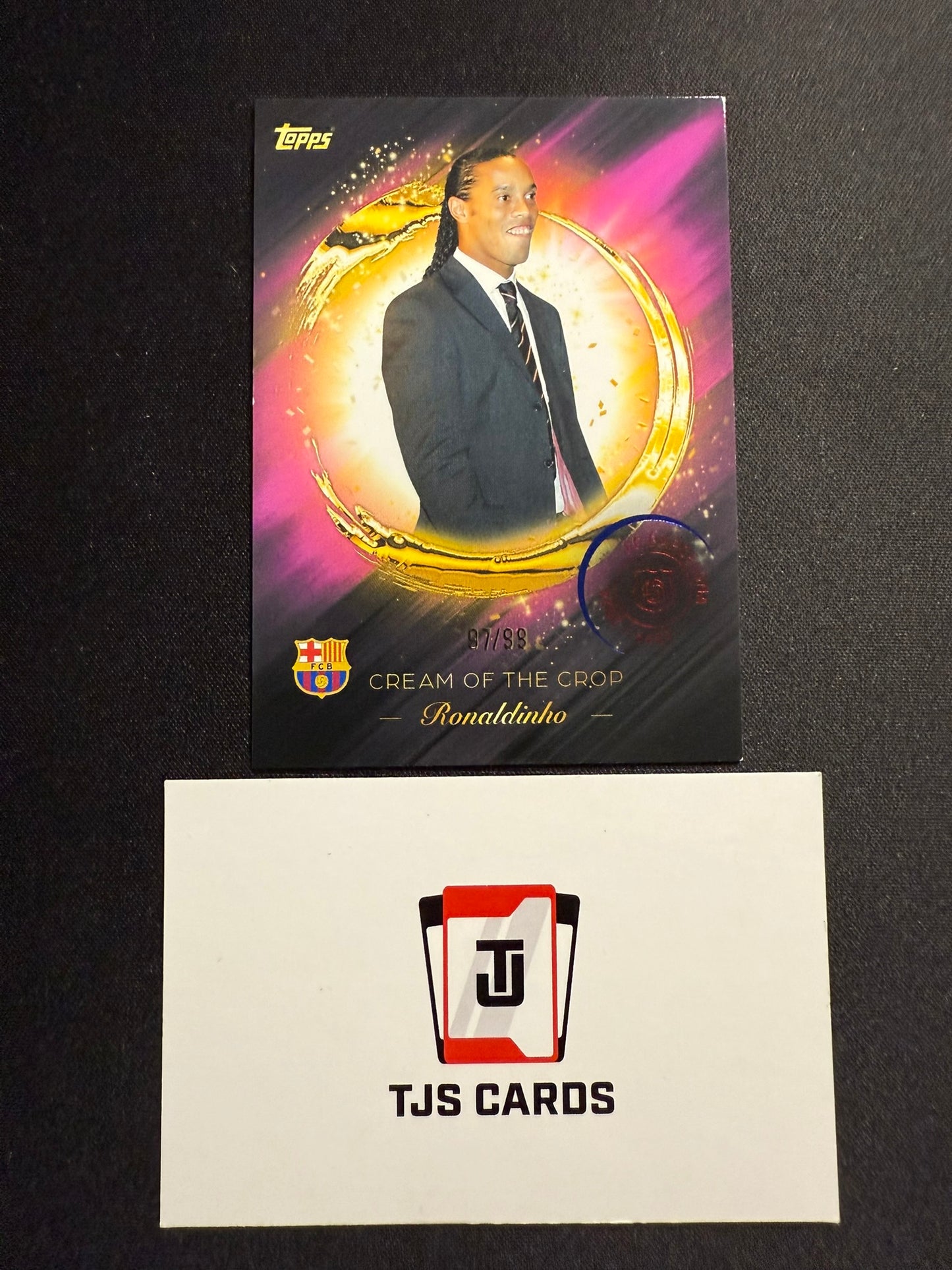 Ronaldinho - Cream Of The Crop Pink /99 - TOPPS Barcelona 125th Anniversary 2024/25