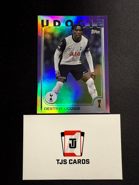 Destiny Udogie - Purple /15 - TOPPS UCC 2024/25