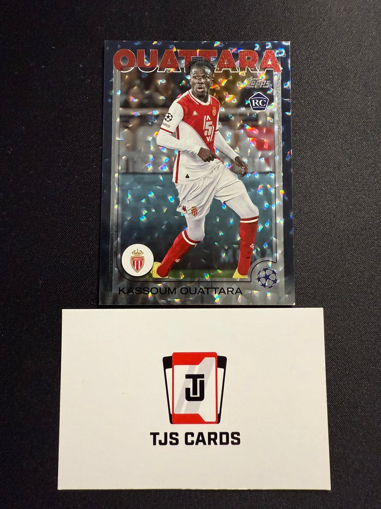 Kassoum Ouattara - Rookie Black Icy /10 - TOPPS UCC 2024/25