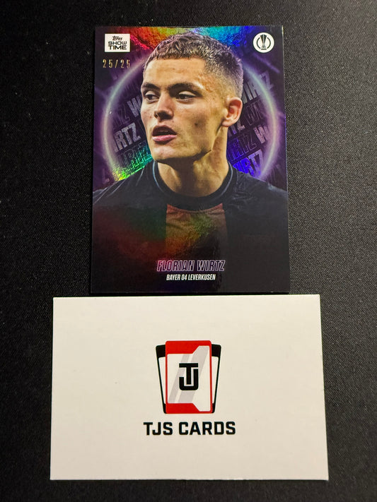 Florian Wirtz - Purple /25 - TOPPS Showtime UCC 2023/24