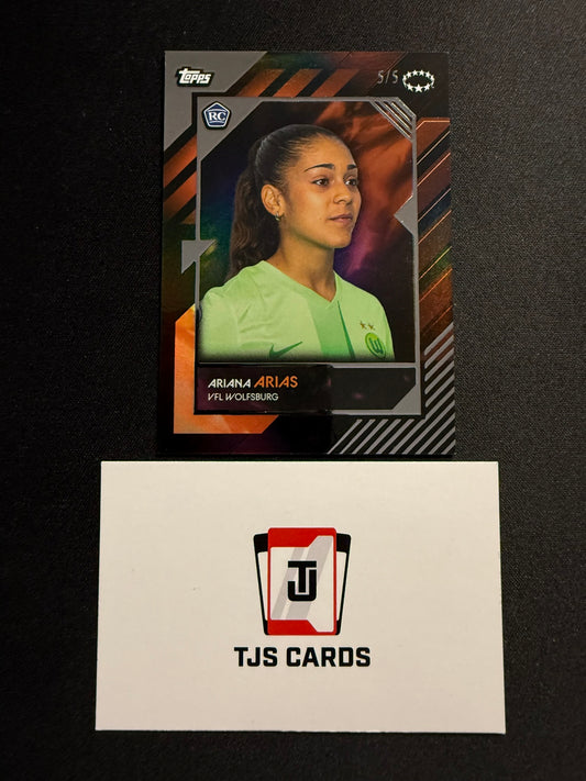Ariana Arias - Rookie Red /5 - TOPPS UWCL Knockout 2024/25