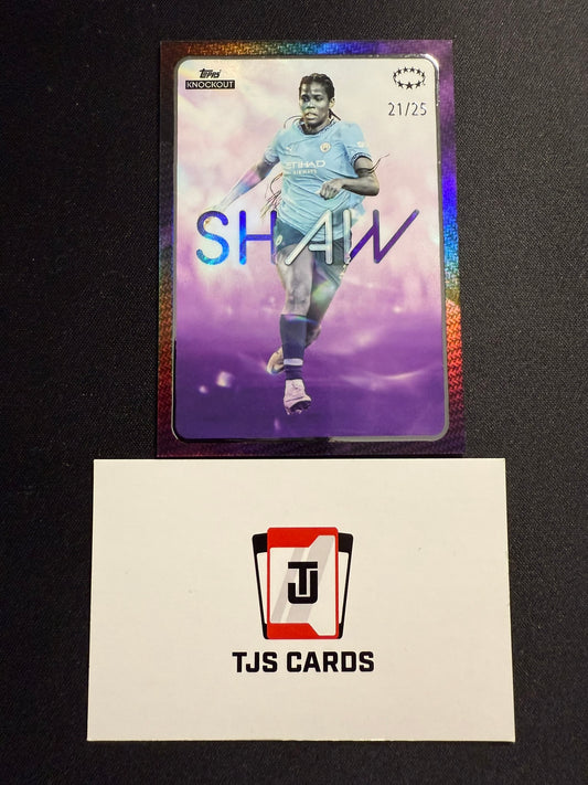 Khadija Shaw - Purple /25 - TOPPS UWCL Knockout 2024/25
