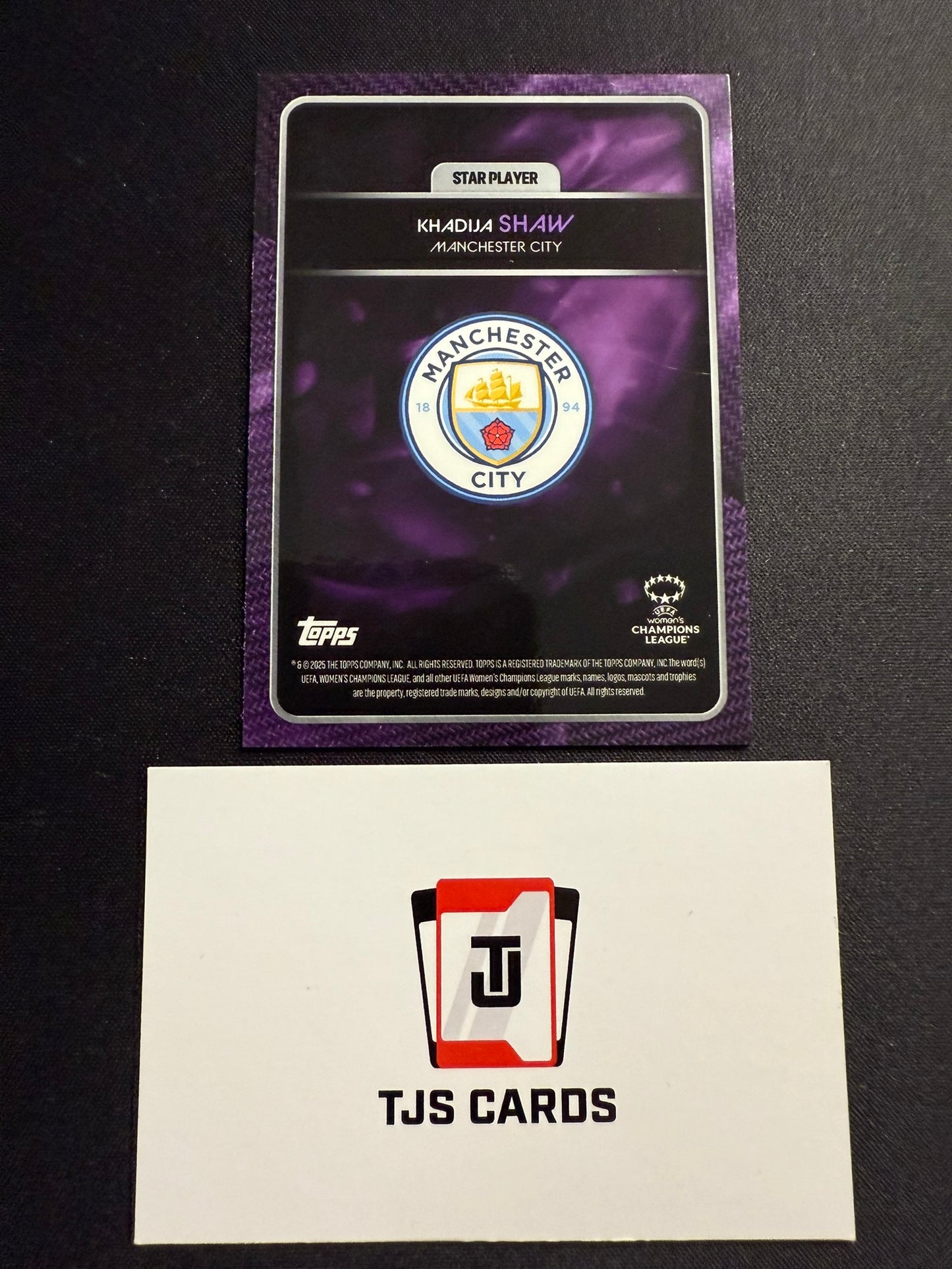 Khadija Shaw - Purple /25 - TOPPS UWCL Knockout 2024/25