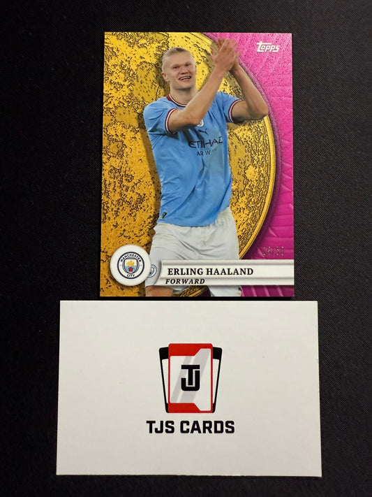 Erling Haaland - Pink /50 - TOPPS Manchester City Blue Moon 2024/25