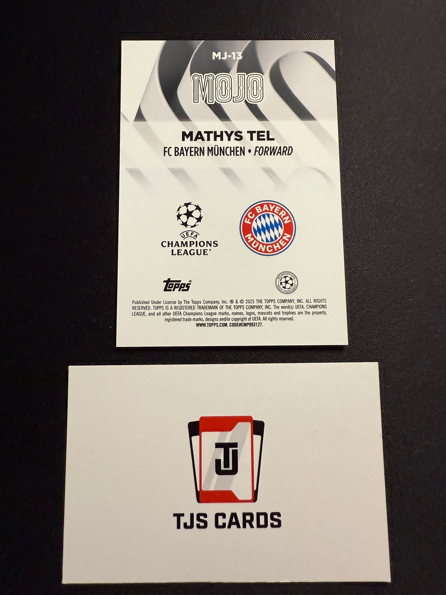Mathys Tel - Mojo Case Hit - TOPPS UCC 2024/25