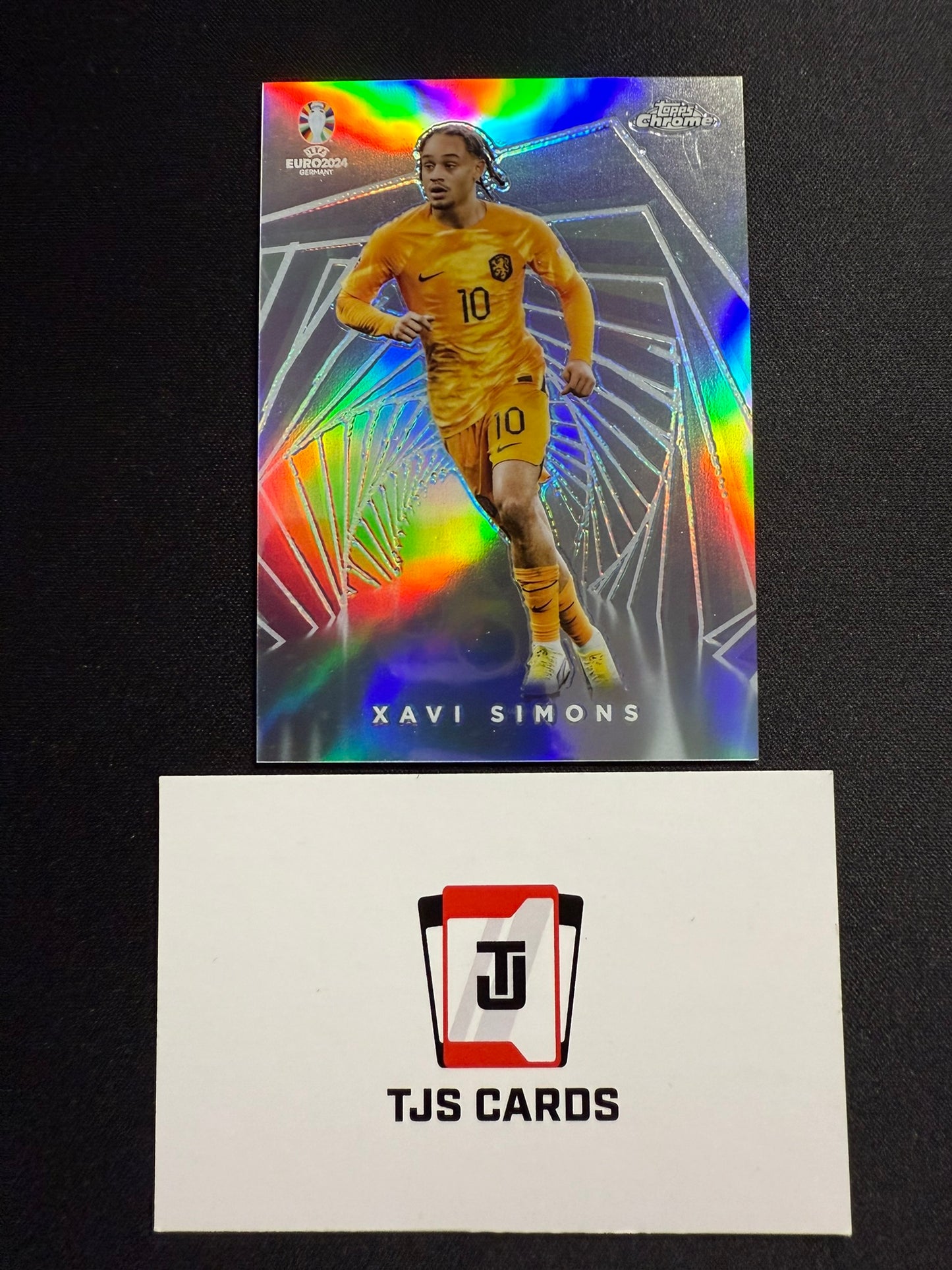 Xavi Simons - Hobby Masters Case Hit SSP - TOPPS UEFA EURO Chrome 2024