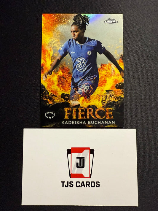 Kadeisha Buchanan - Fierce Case Hit - TOPPS UWCL Chrome 2022/23