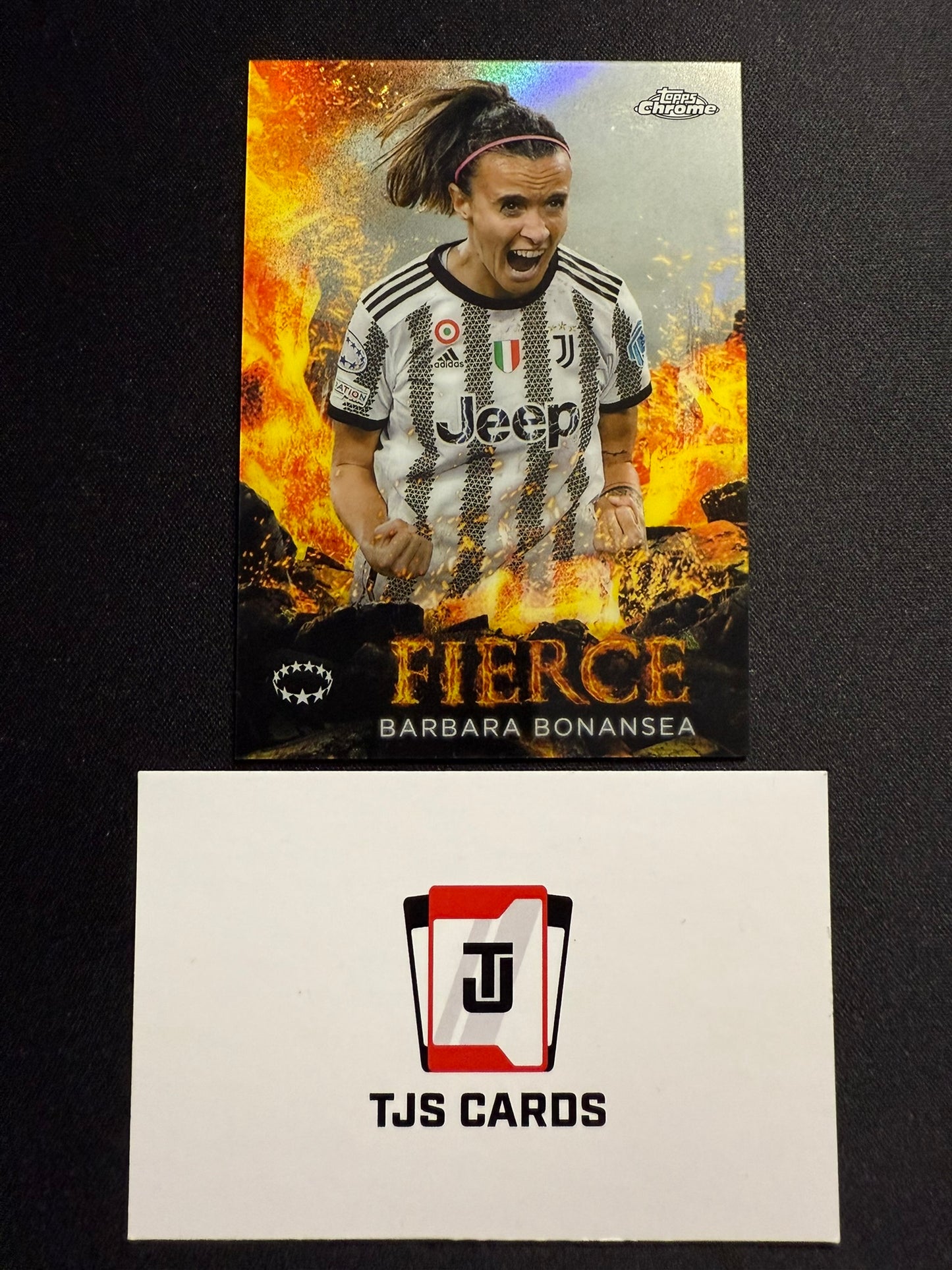 Barbara Bonansea - Fierce Case Hit - TOPPS UWCL Chrome 2022/23