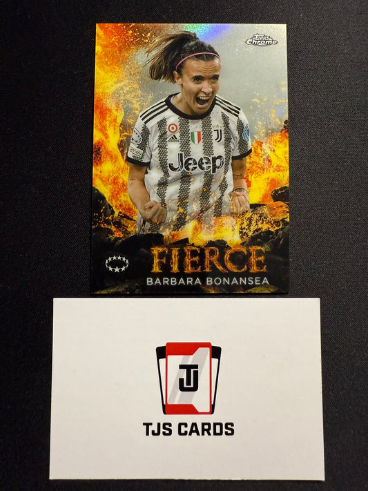 Barbara Bonansea - Fierce Case Hit - TOPPS UWCL Chrome 2022/23