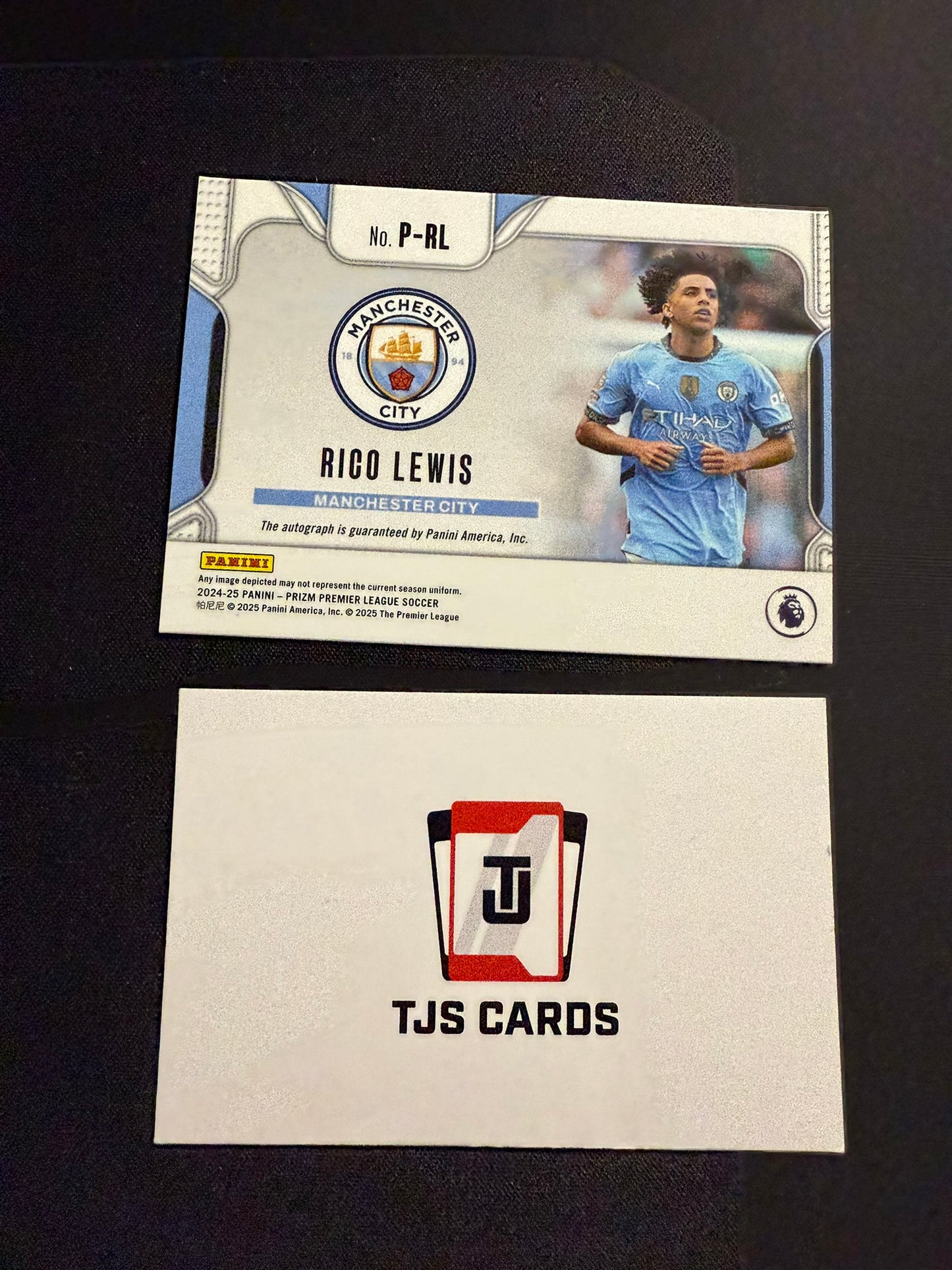 Rico Lewis - Auto - Panini Prizm Premier League 2024/25