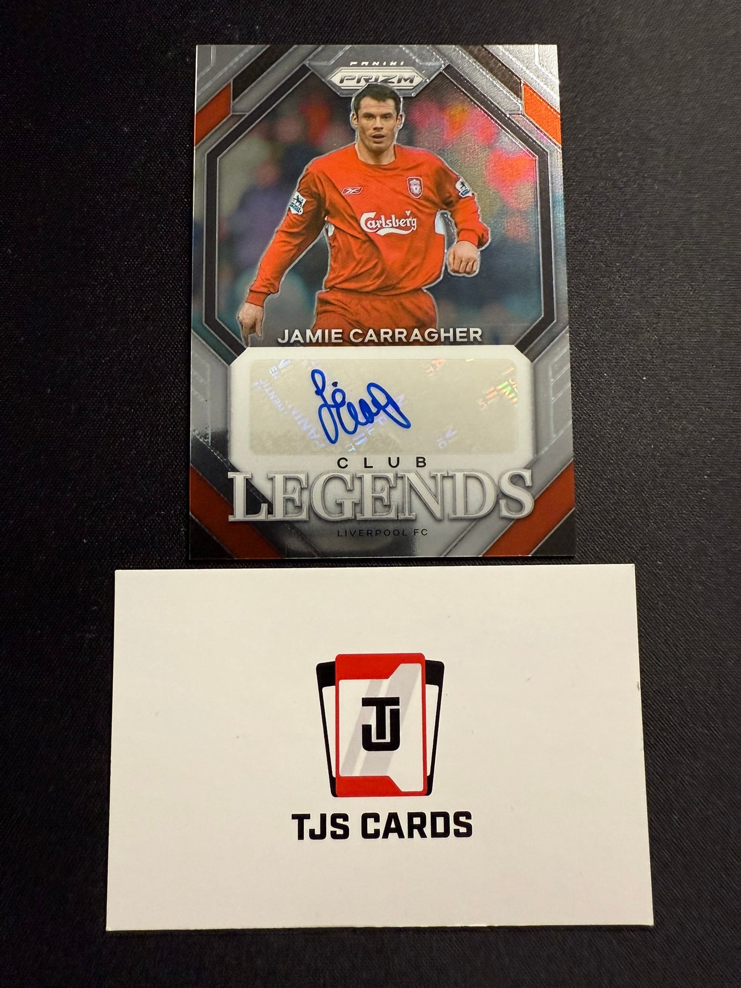 Jamie Carragher - Auto - Panini Prizm Premier League 2023/24