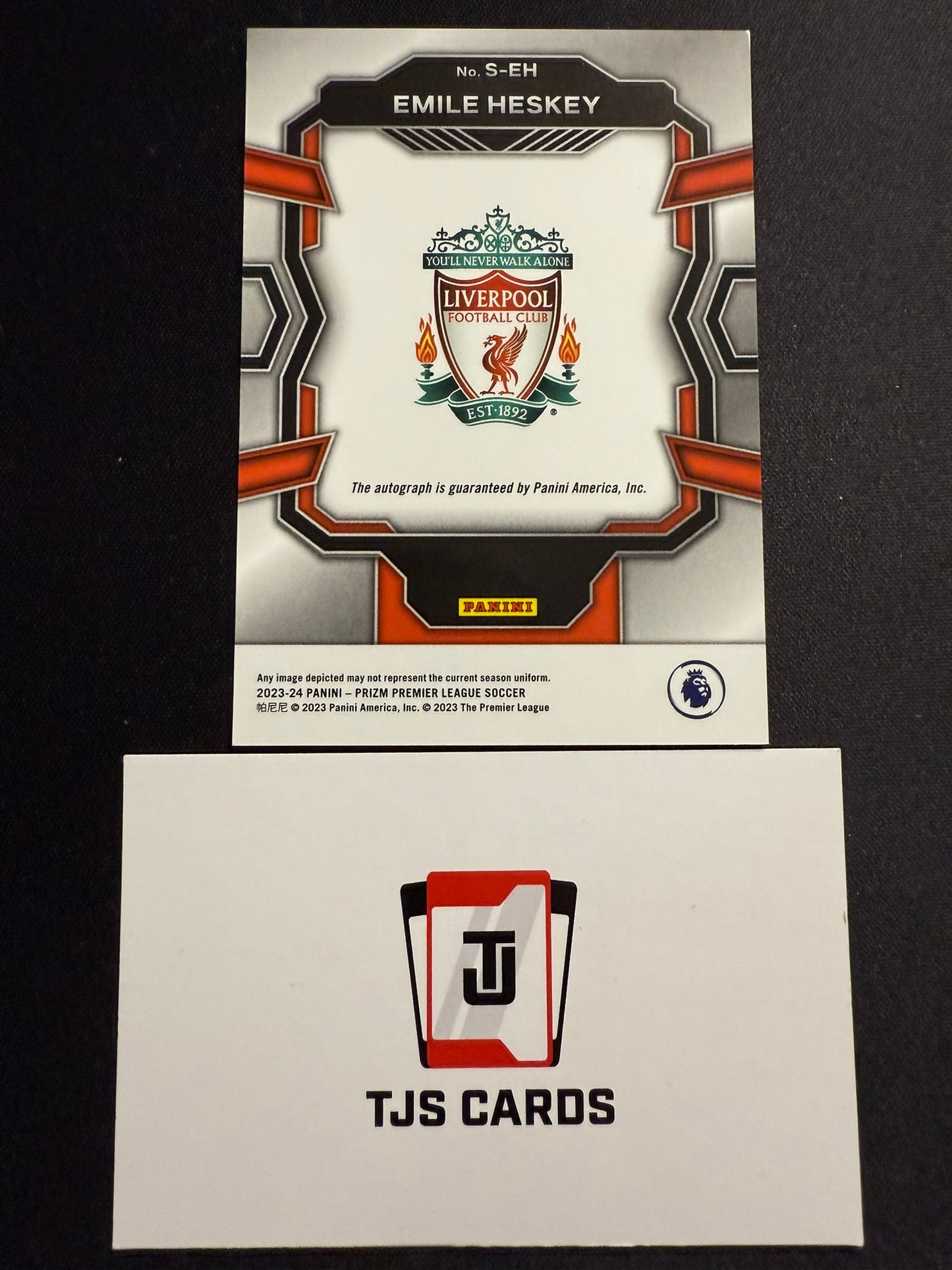 Emile Heskey - Auto - Panini Prizm Premier League 2023/24