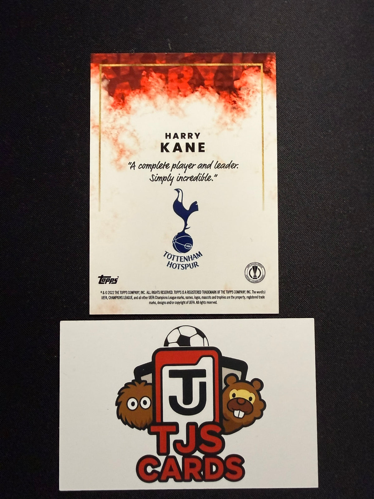 Harry Kane - Red /10 - TOPPS Jose Mourinho Platinum Curated Set 2022