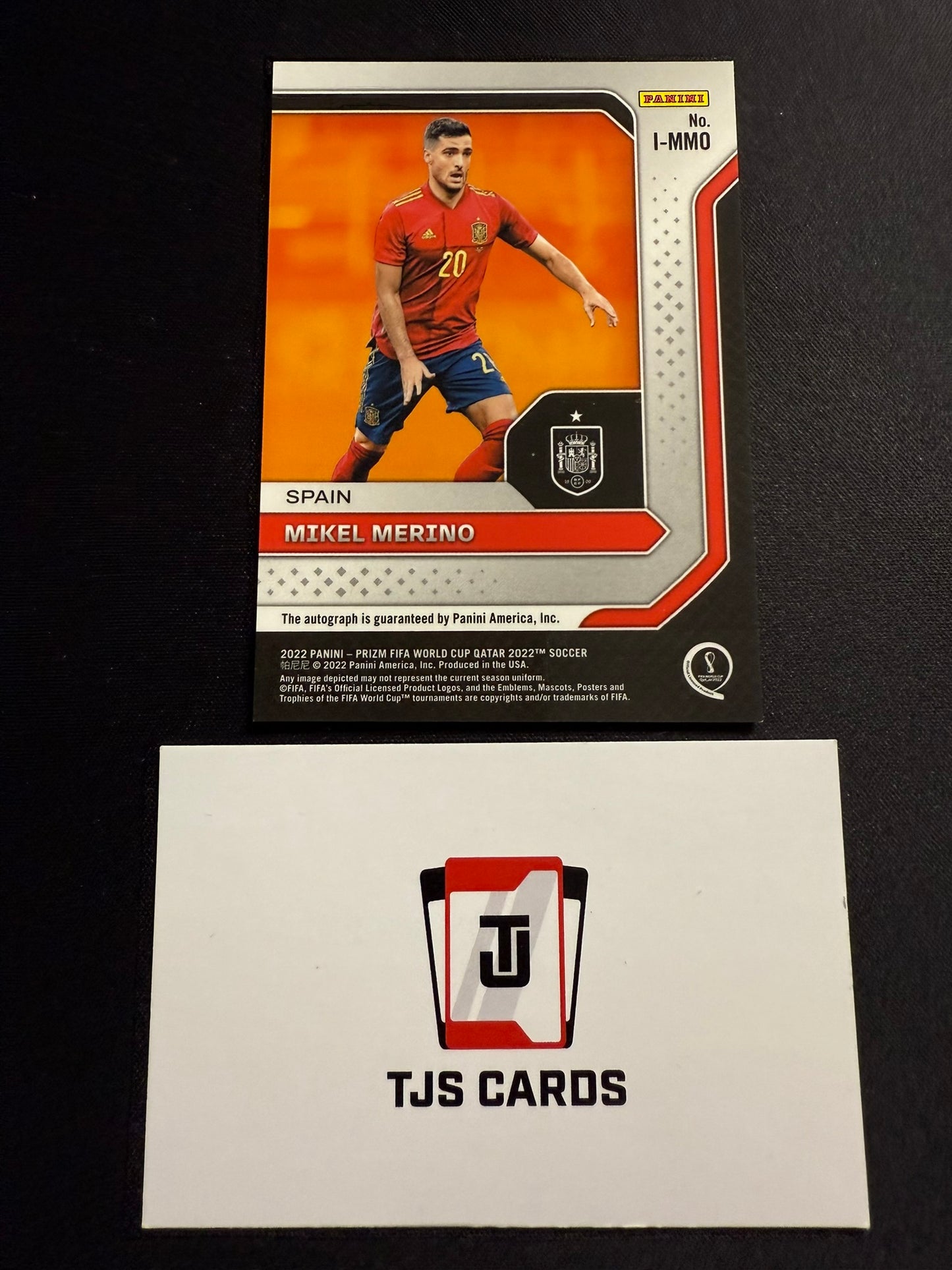 Mikel Merino - Auto - Panini Prizm World Cup Qatar 2022