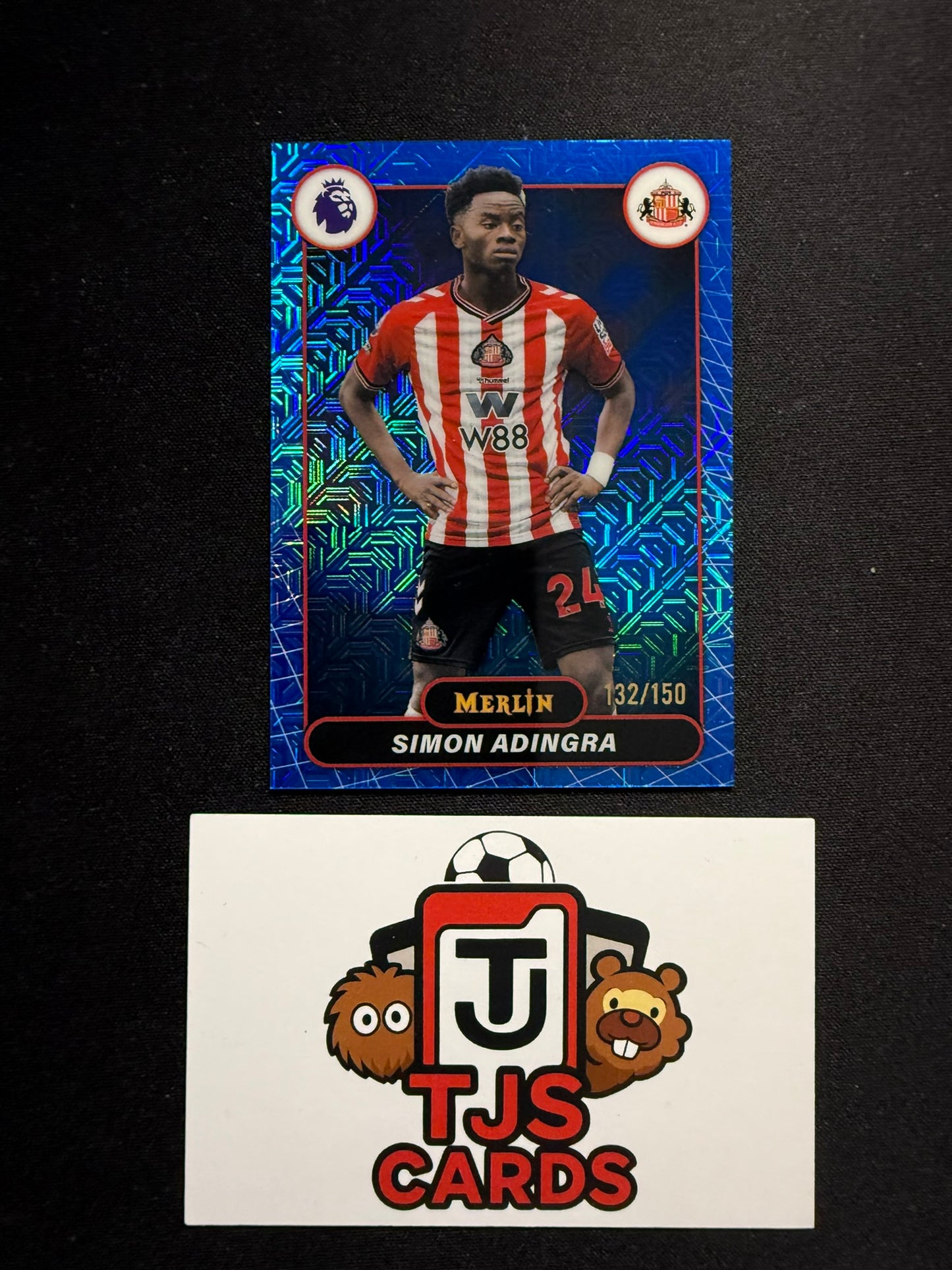 Simon Adingra - Blue Mojo /150 - TOPPS Merlin Premier League 2026