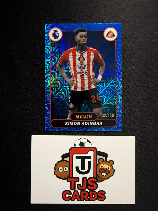 Simon Adingra - Blue Mojo /150 - TOPPS Merlin Premier League 2026