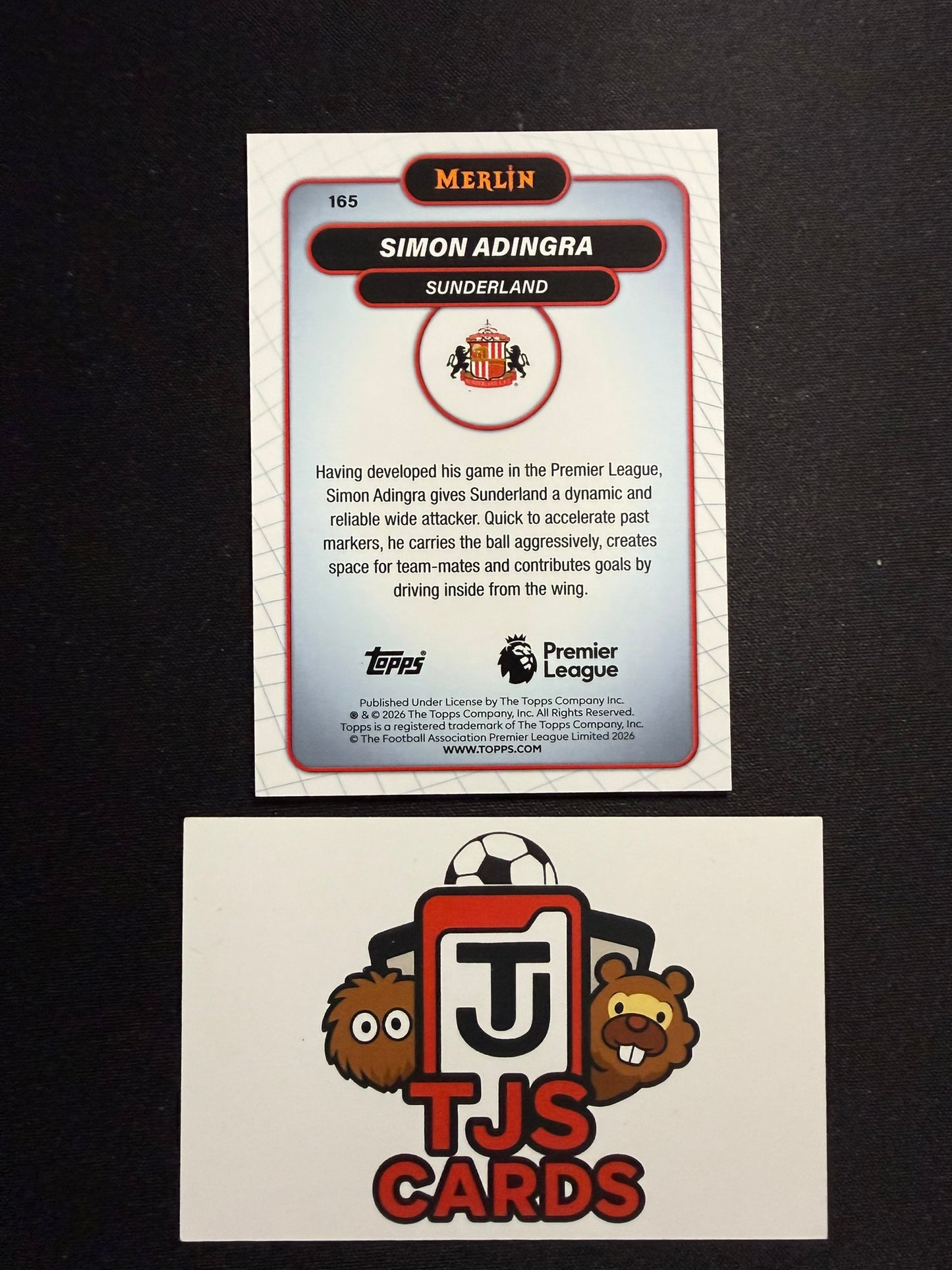 Simon Adingra - Blue Mojo /150 - TOPPS Merlin Premier League 2026