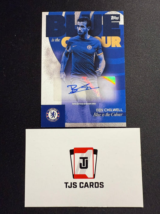 Ben Chilwell - Auto - TOPPS Chelsea Team Set 2023/24