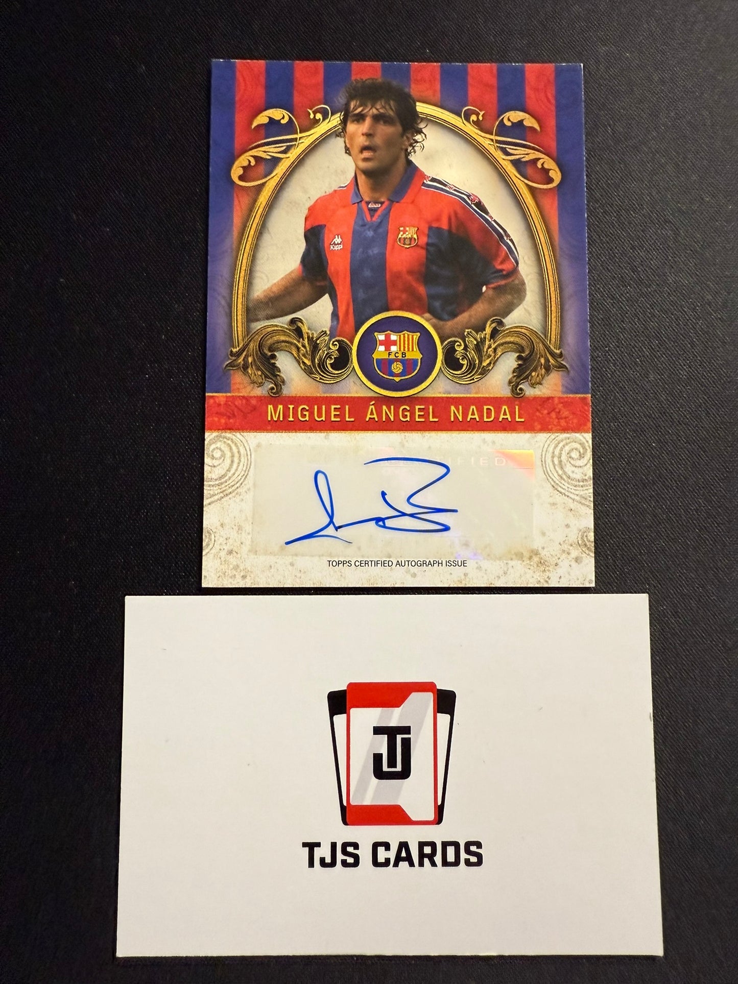 Miguel Angel Nadal - Auto - TOPPS Barcelona Team Set 2023/24