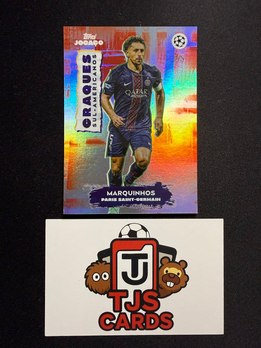 Marquinhos - Red /5 - TOPPS Jogaco UCC 2025/26