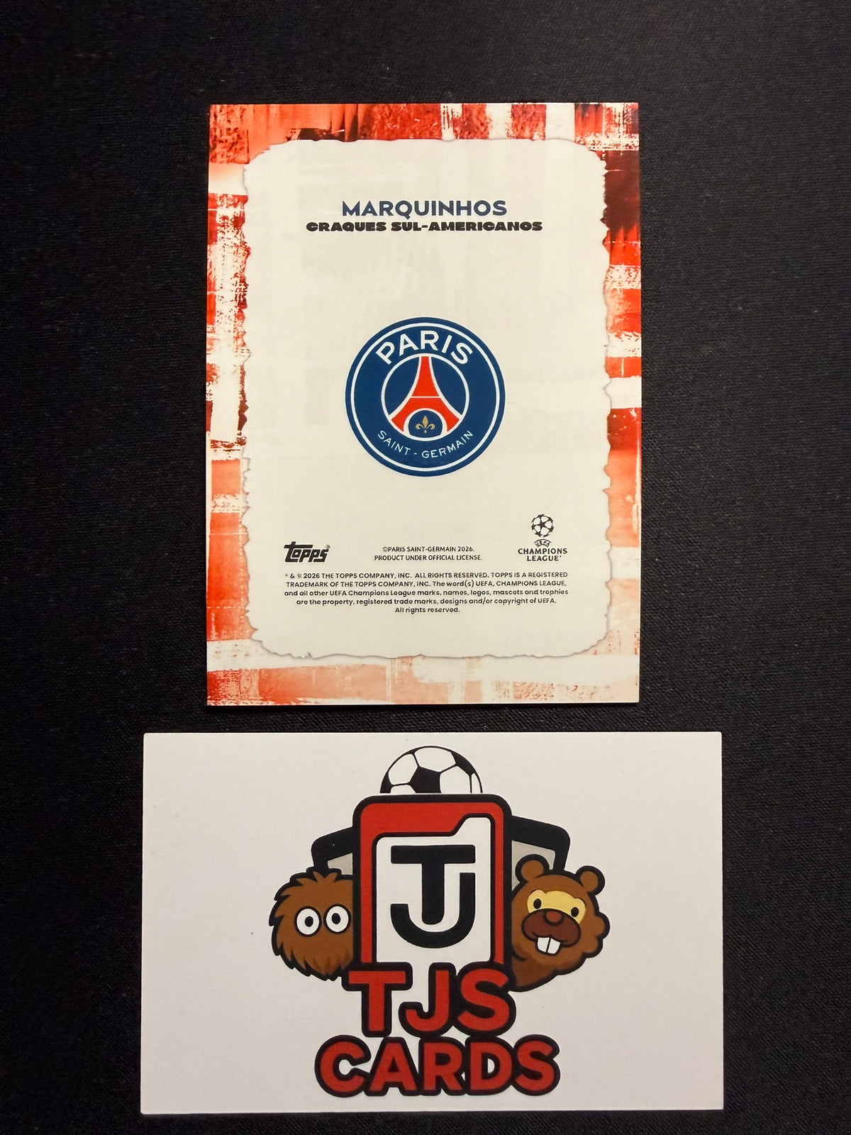 Marquinhos - Red /5 - TOPPS Jogaco UCC 2025/26