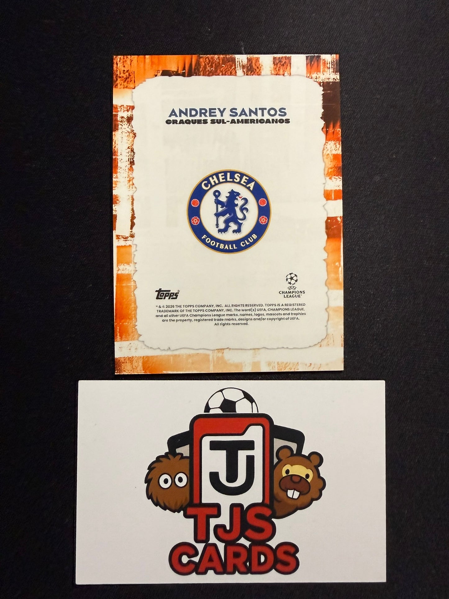 Andrey Santos - Orange /25 - TOPPS Jogaco UCC 2025/26
