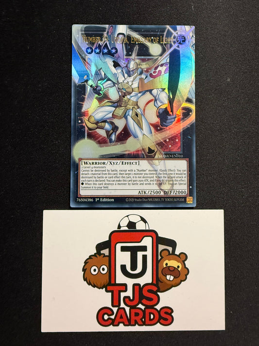 Number 39: Utopia, Emissary Of Light - Overframe Ultra Rare 1st Edition MAMO-EN010 - YuGiOh