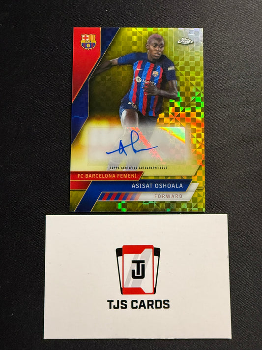 Asisat Oshoala - Auto /99 - TOPPS Chrome Barcelona 2022/23