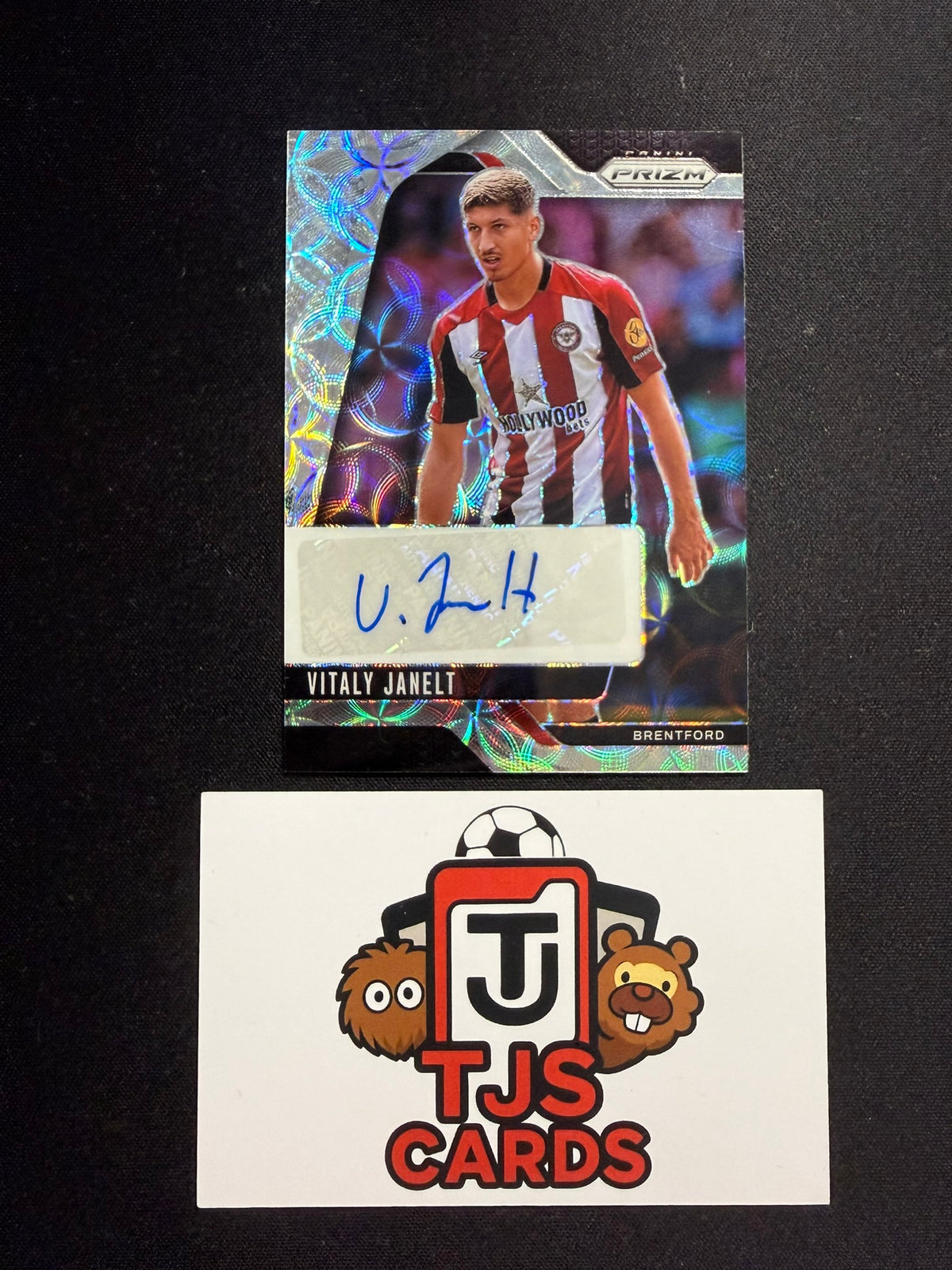 Vitaly Janelt - Choice Auto - Panini Prizm Premier League 2024/25