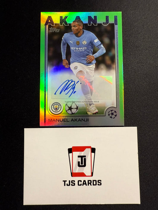 Manuel Akanji - Green Auto /199 - TOPPS UCC 2024/25
