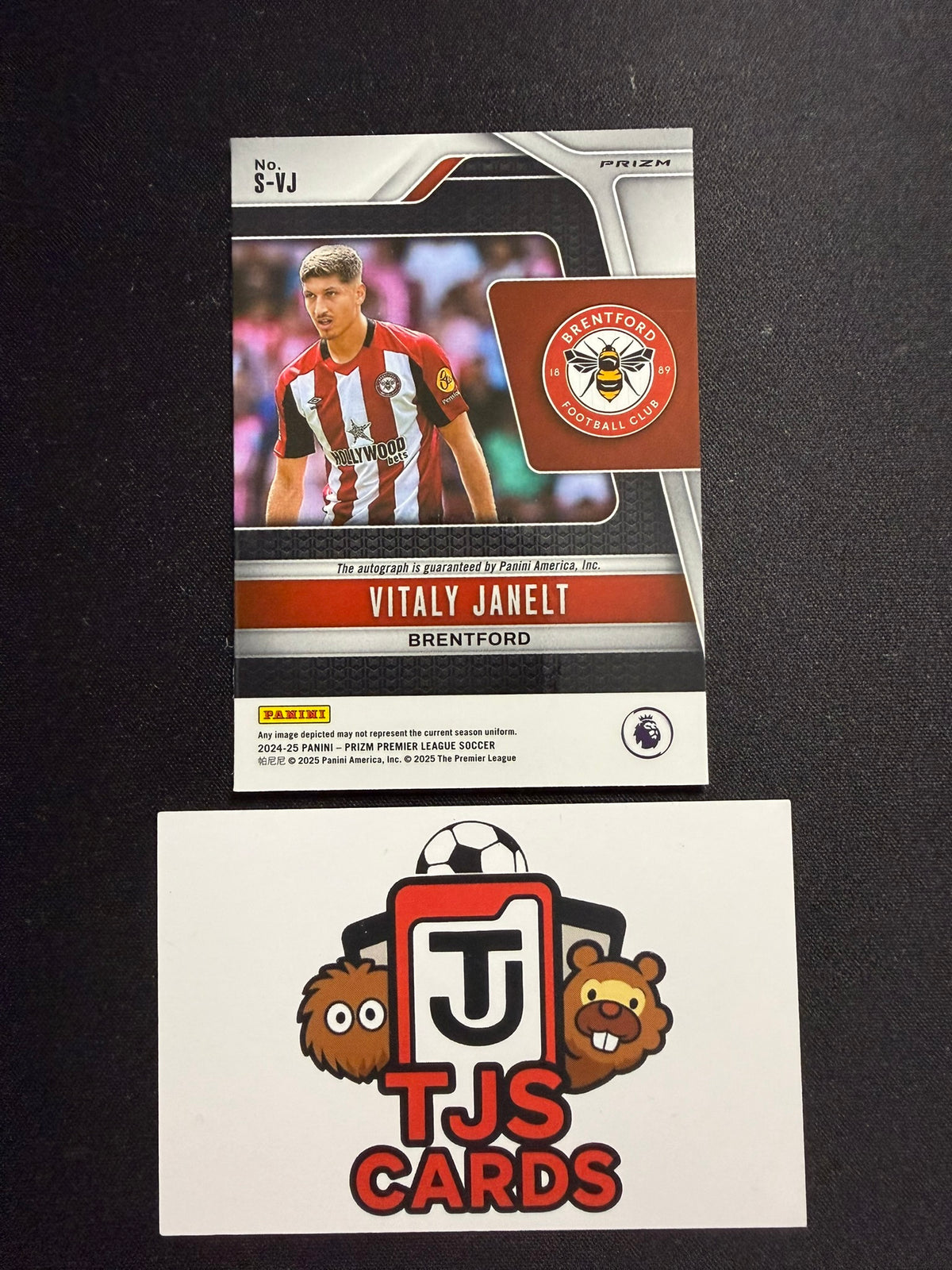 Vitaly Janelt - Choice Auto - Panini Prizm Premier League 2024/25