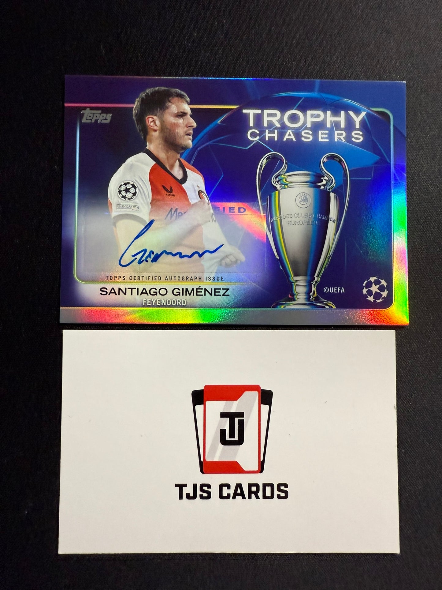 Santiago Gimenez - Trophy Chasers Auto - TOPPS UCC 2024/25