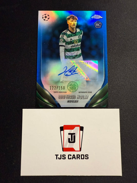 Odin Thiago Holm - Rookie Blue Auto /150 - TOPPS Chrome UCC 2023/24