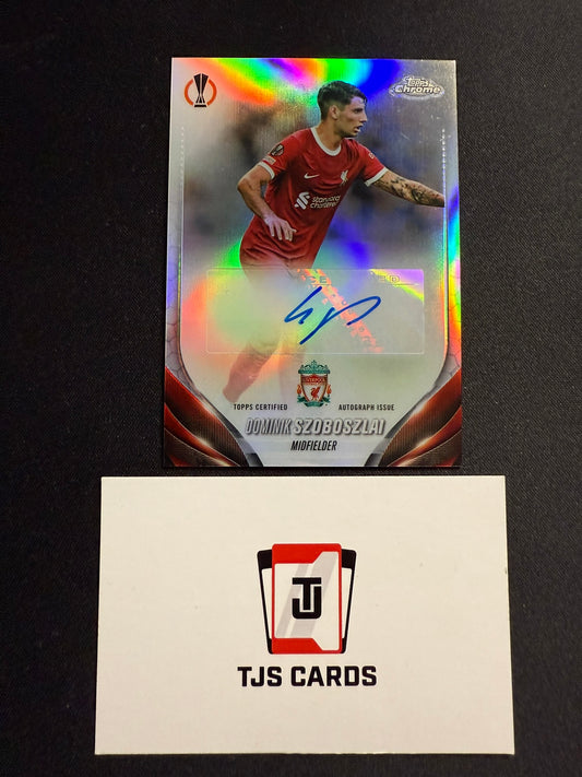 Dominik Szoboszlai - Auto - TOPPS Chrome UCC 2023/24