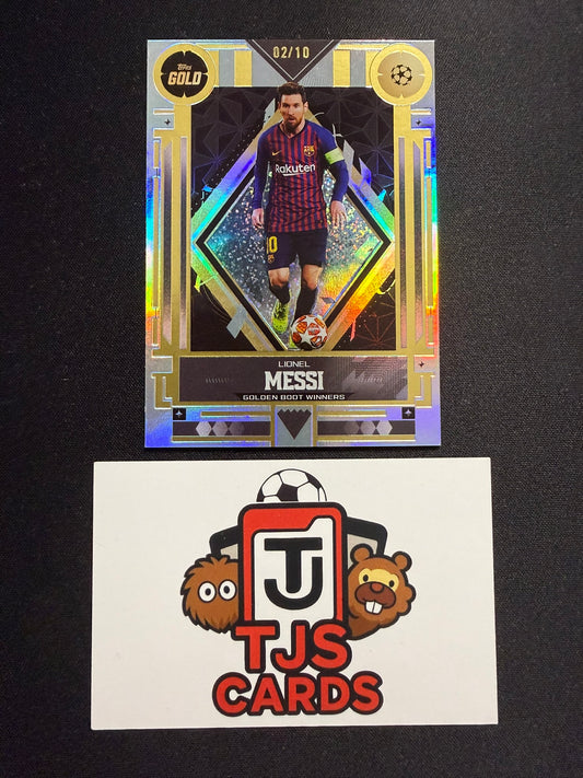 Lionel Messi - Black Elite /10 - TOPPS Gold UCC 2025/26