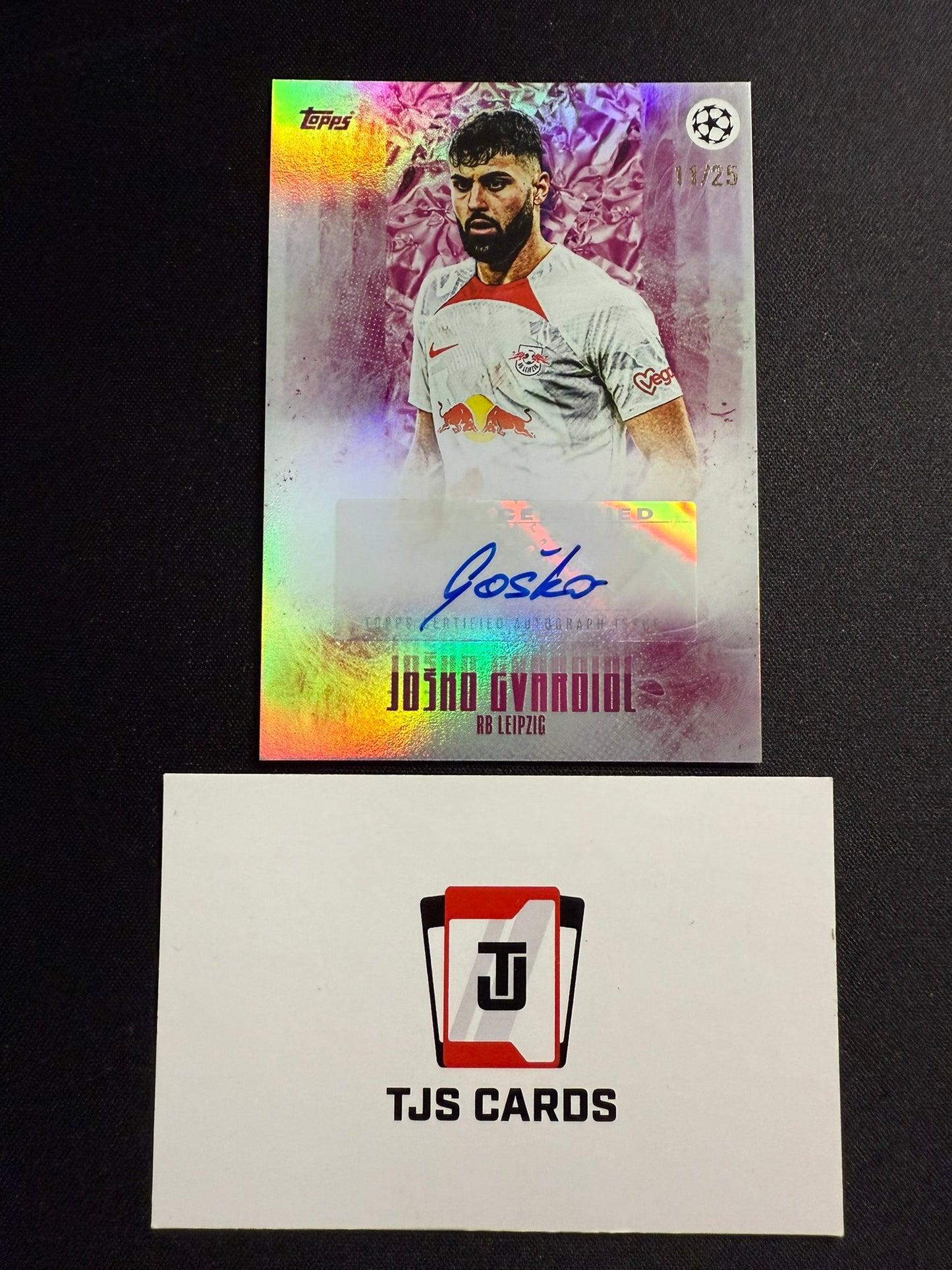 Josko Gvardiol - Auto /25 - TOPPS Jamal Musiala Platinum Set 2022/23