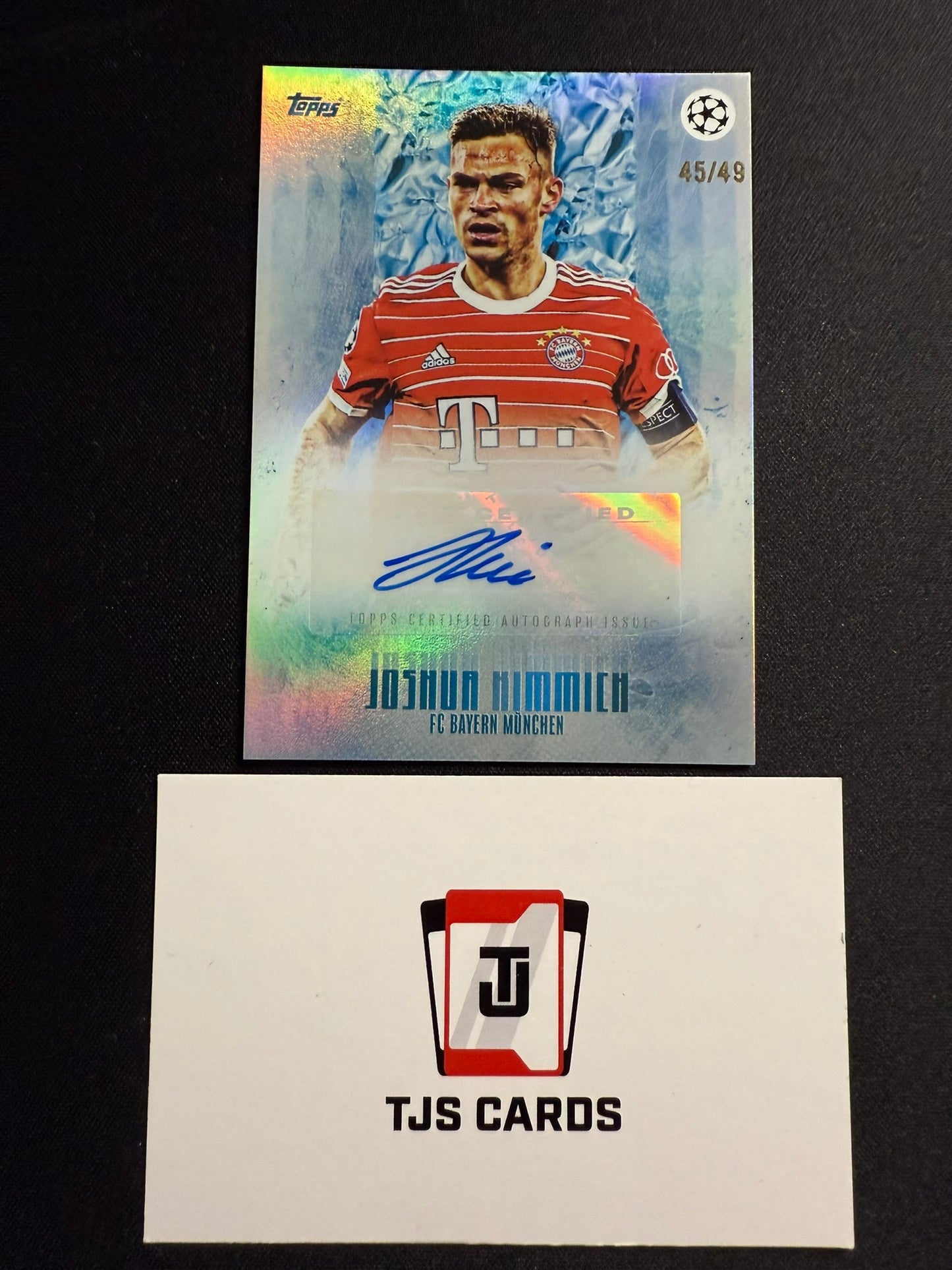 Joshua Kimmich - Auto /49 - TOPPS Jamal Musiala Platinum Set 2022/23