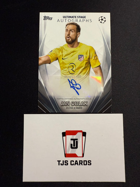 Jan Oblak - Ultimate Stage Auto - TOPPS UCC 2023/24