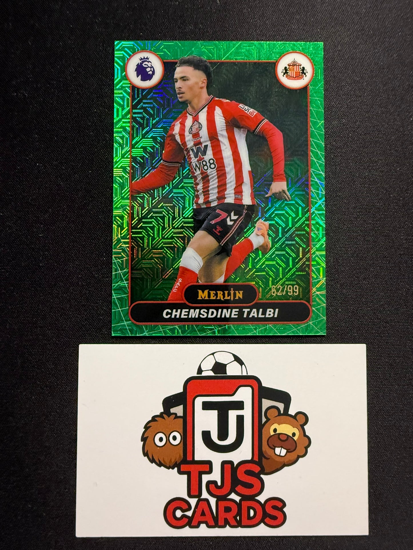 Chemsdine Talbi - Green Mojo /99 - TOPPS Merlin Premier League 2026